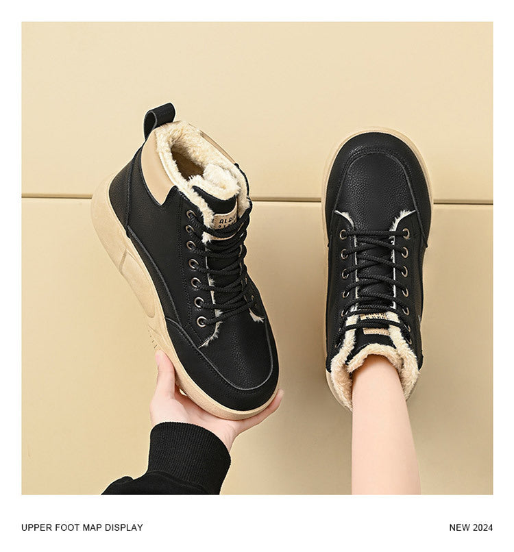 💁♀️【35-40】Zimski vsestranski topli bombažni čevlji iz flisa z debelim podplatom, škornji za sneg