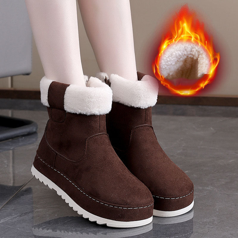 🔥【Tallas 35-41】Botas de nieve cálidas para el invierno de 2025, con suelas gruesas, cómodas, antideslizantes y resistentes al desgaste que no frotarán tus pies.
