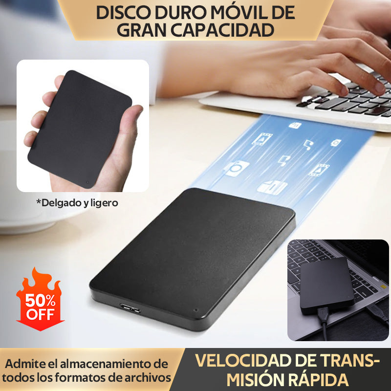 【Promoción del último día 50%OFF】Disco duro móvil de gran capacidad de 20TB