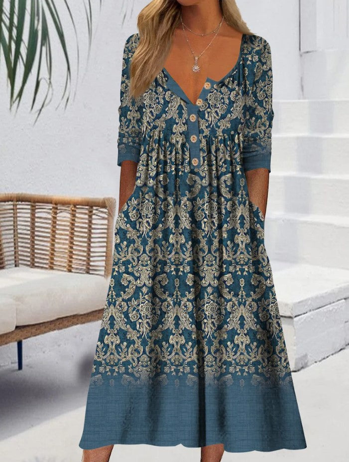 šćOferta specjalnaććSā5XLćšElegancka sukienka midi styl i wygoda na każdÄ
okazjÄ