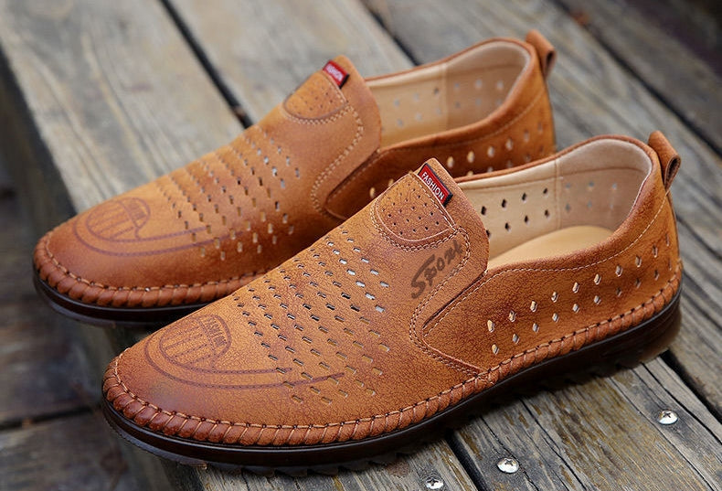 【39-44】Ręcznie robione męskie skórzane buty 2026 | Styl casualowy do noszenia na zewnątrz
