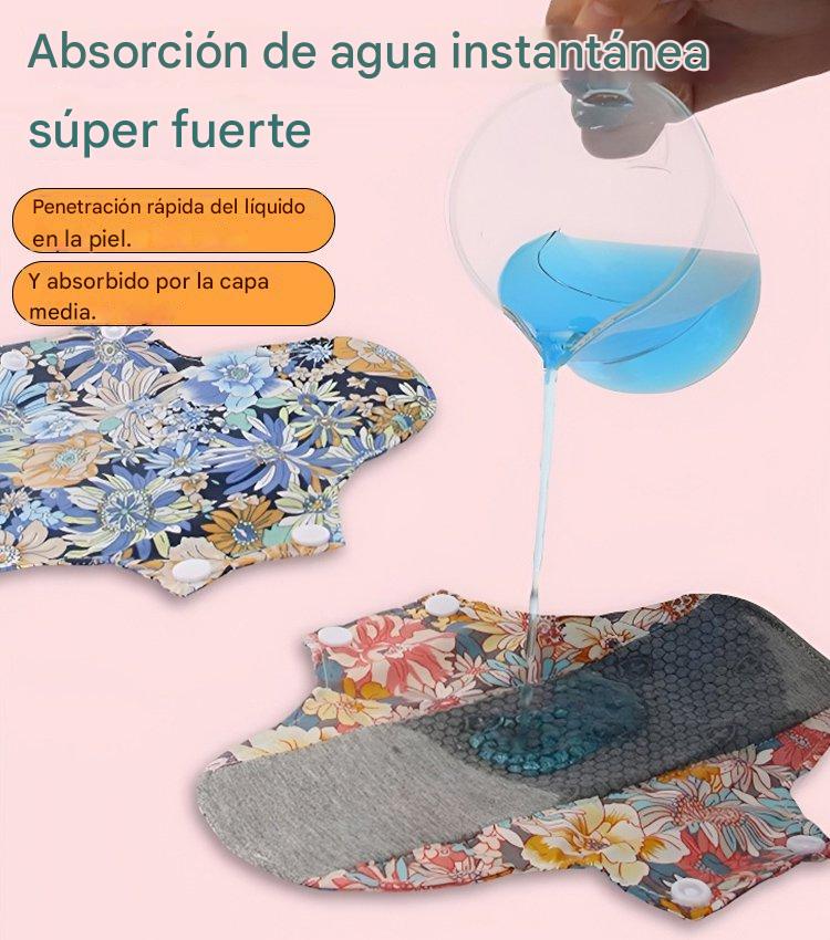 🔥🌈Almohadilla antibacteriana de algodón y grafeno lavable