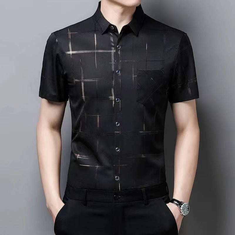 š§ (M-4XL) MoÅ”ka poletna majica ZraÄna in hladna