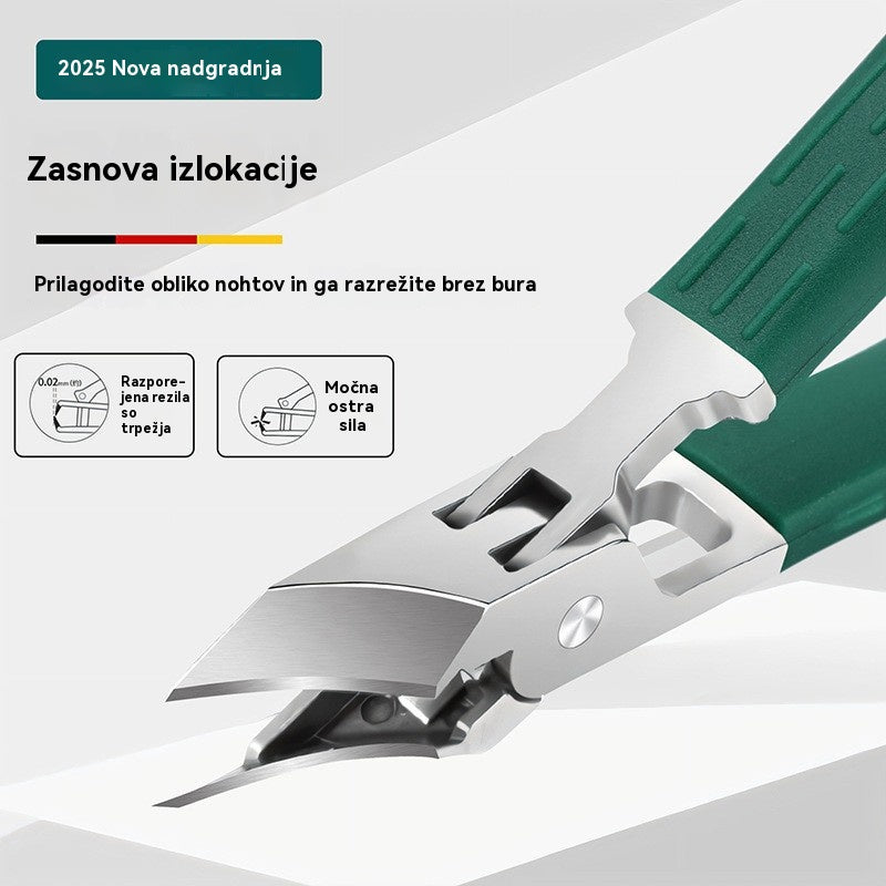 🔥【Kupite 1, dobite 1 gratis】【6-delni komplet】✂️💅Čisto nove ultra tanke ščipalke za nohte s poševnim robom, bistvene za domačo manikuro