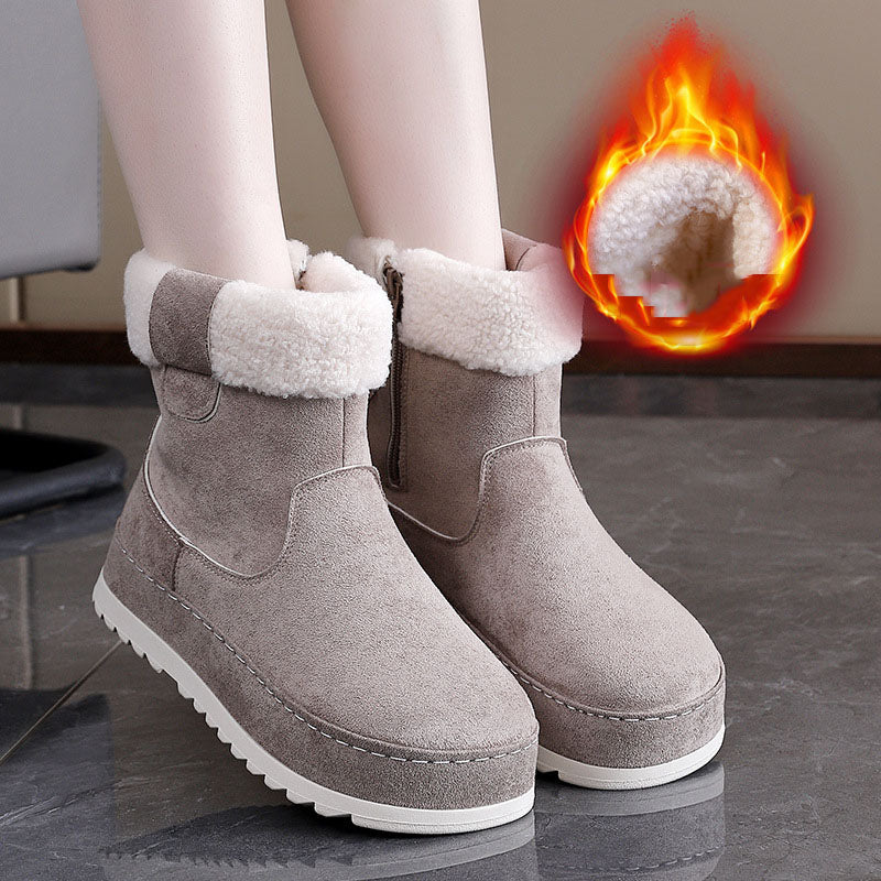 🔥【Tallas 35-41】Botas de nieve cálidas para el invierno de 2025, con suelas gruesas, cómodas, antideslizantes y resistentes al desgaste que no frotarán tus pies.