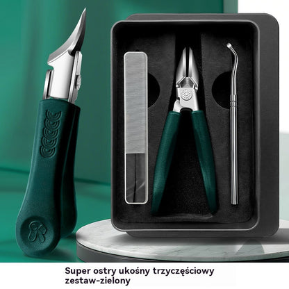 🔥【Kup 1, a 1 dostaniesz gratis】🔥 Cążki do wrastających paznokci, ostrza zagięte pod kątem 25° (zestaw 3 sztuk x2)