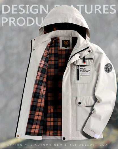 🔥【M~4XL】 2026, Nova moška gorniška jakna, odporna proti vetru in vodoodporna na prostem