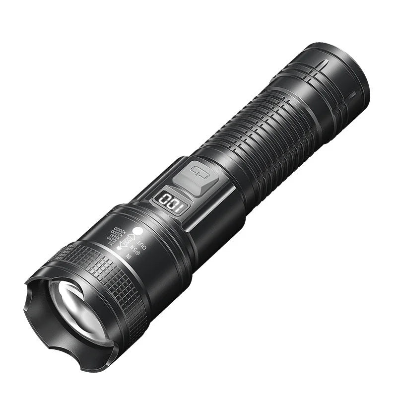 🔦 Un nou reflector de patrulă în aer liber, lanternă puternică, cu fotografiere lungă