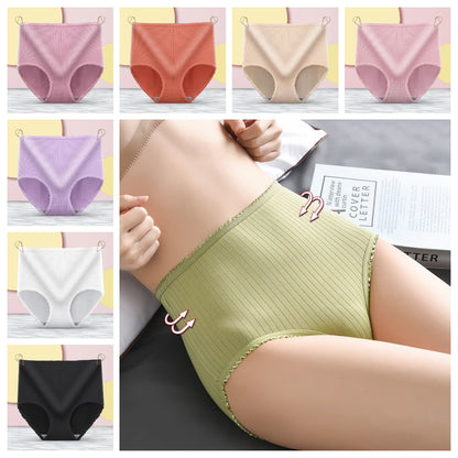 💖(8 kosov) nepremočljive antibakterijske spodnjice z visokim pasom