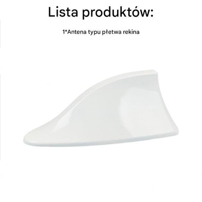 🚗🚗【Kup 1, otrzymaj 1 gratis】 Antena samochodowa w kształcie płetwy rekina z dekoracją, uniwersalna antena do sygnału radiowego
