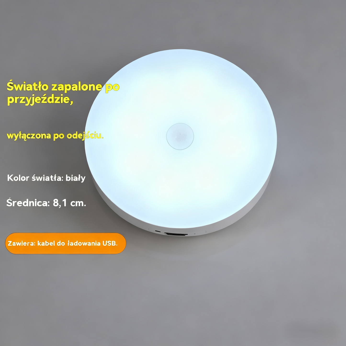 🏡💡Inteligentne światło LED wykrywające ruchy ciała człowieka, łatwe do ładowania i praktyczne