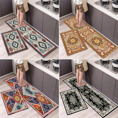 💓【40*60cm+40*120cm】Antypoślizgowy dywanik kuchenny, chłonny, długi dywanik kuchenny