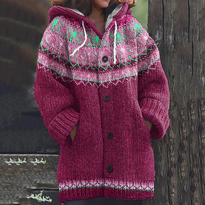 🥰2025 Új, kényelmes retró kardigán, vastag és meleg