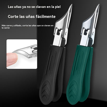 🔥🔥 Cortaúñas antisalpicaduras con borde inclinado de 25° (juego de 3 piezas)