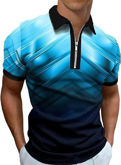 【S-6XL】😎Nova moška polo majica s kratkimi rokavi 2024 729-5386