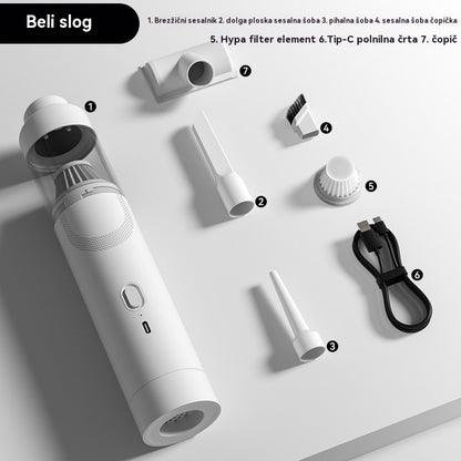 🔥🔥【7-delni komplet】👍Super zmogljiv ročni sesalnik, prenosni sesalnik in puhalnik✅