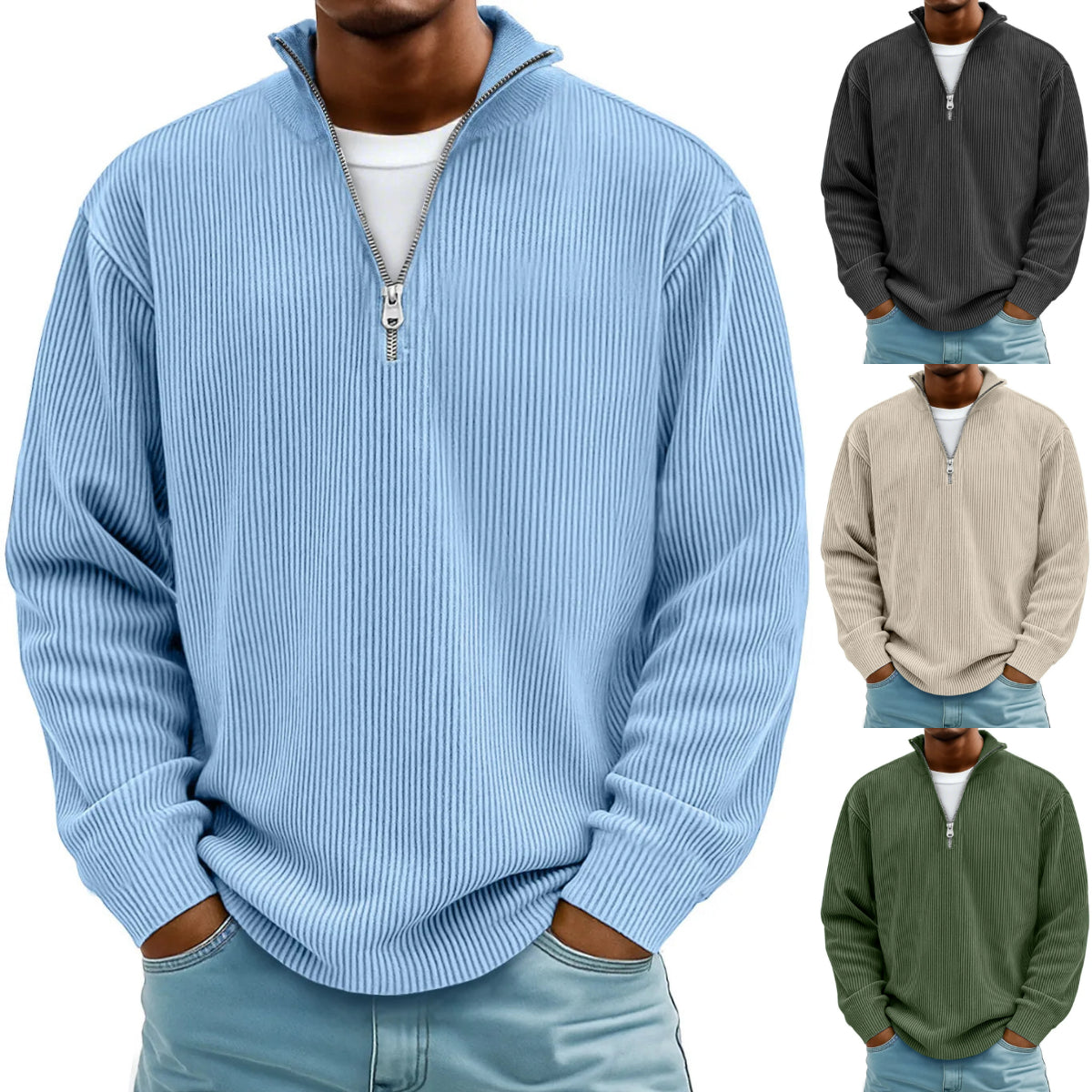 🔥【S-5XL】Jesień/Zima 2026 Nowa męska bluza ze stójką