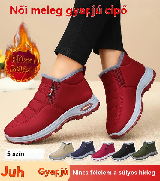🔥【35-48】Unisex téli csizma plüss béléssel - meleg, kényelmes és csúszásmentes hideg időjárásra