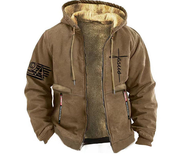 【S-3XL】 Moda za moške, jesen in zima, lahka žametna ojačana jakna