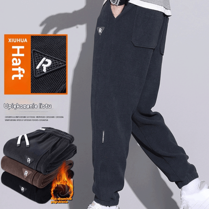 🔥🔥 Nowe męskie spodnie zimowe 2025, z grubego sztruksu z ociepleniem, ciepłe i wygodne spodnie casualowe