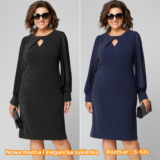 💖💖【S-5XL】🍁🍂Wysokiej jakości elegancka sukienka na jesień i zimę w nowym stylu