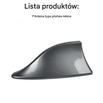 🚗🚗【Kup 1, otrzymaj 1 gratis】 Antena samochodowa w kształcie płetwy rekina z dekoracją, uniwersalna antena do sygnału radiowego