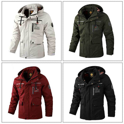 🔥【M~4XL】 2025, Nova moška gorniška jakna, odporna proti vetru in vodoodporna na prostem