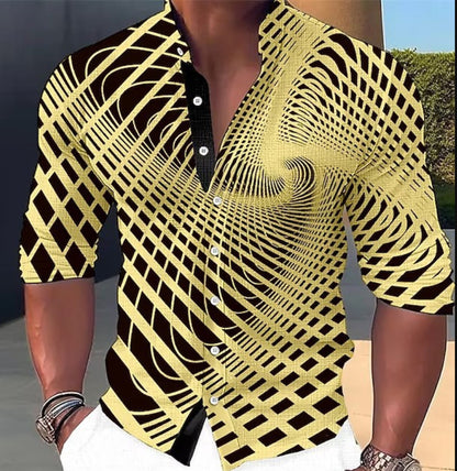 💥💥【Promocja ograniczona czasowo】👔【S-6XL】Męska bawełniana koszula z nadrukiem