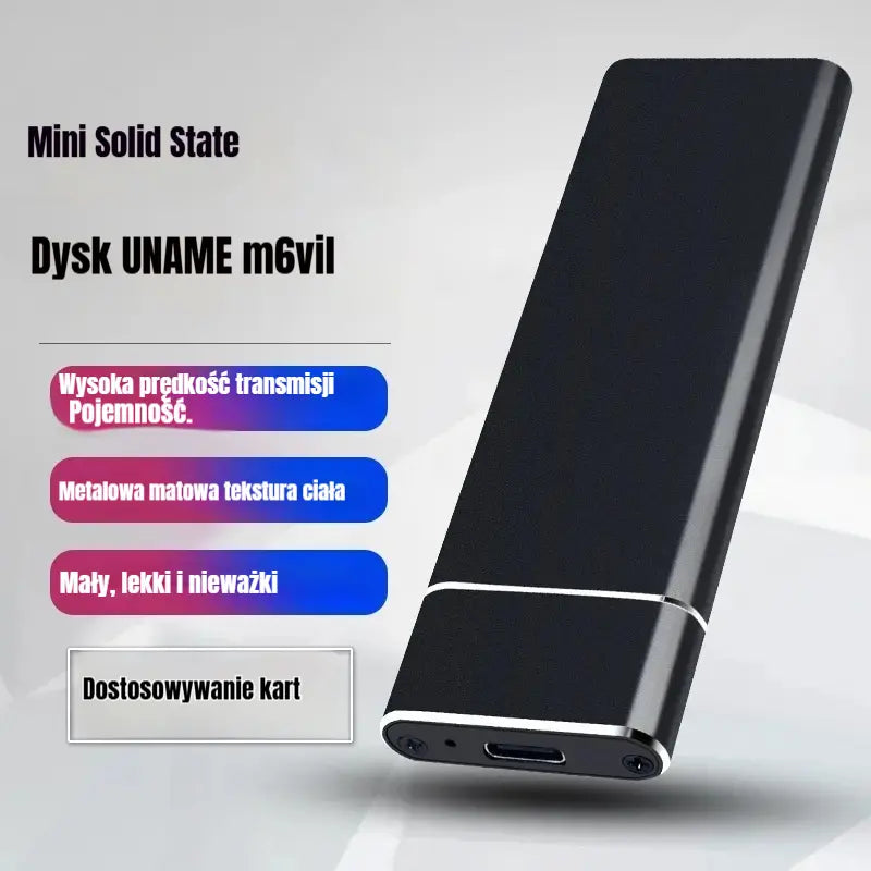 💾【16 TB】🔥Nowy, szybki i pojemny przenośny dysk twardy
