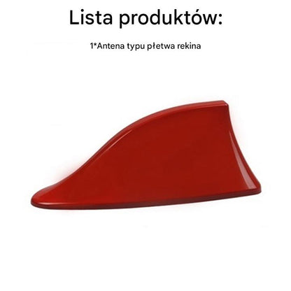 🚗🚗【Kup 1, otrzymaj 1 gratis】 Antena samochodowa w kształcie płetwy rekina z dekoracją, uniwersalna antena do sygnału radiowego