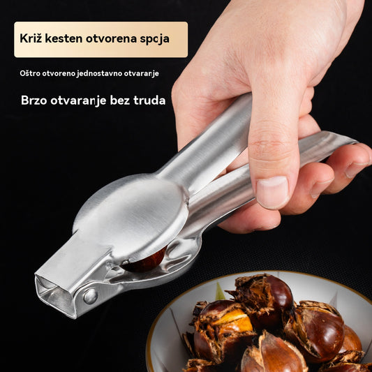 🌰[Kupite 1, dobijte 1 gratis] Kućna kopča za otvaranje kestena, lako se otvara jednim dodirom bez ozljeđivanja ruku!-4152106