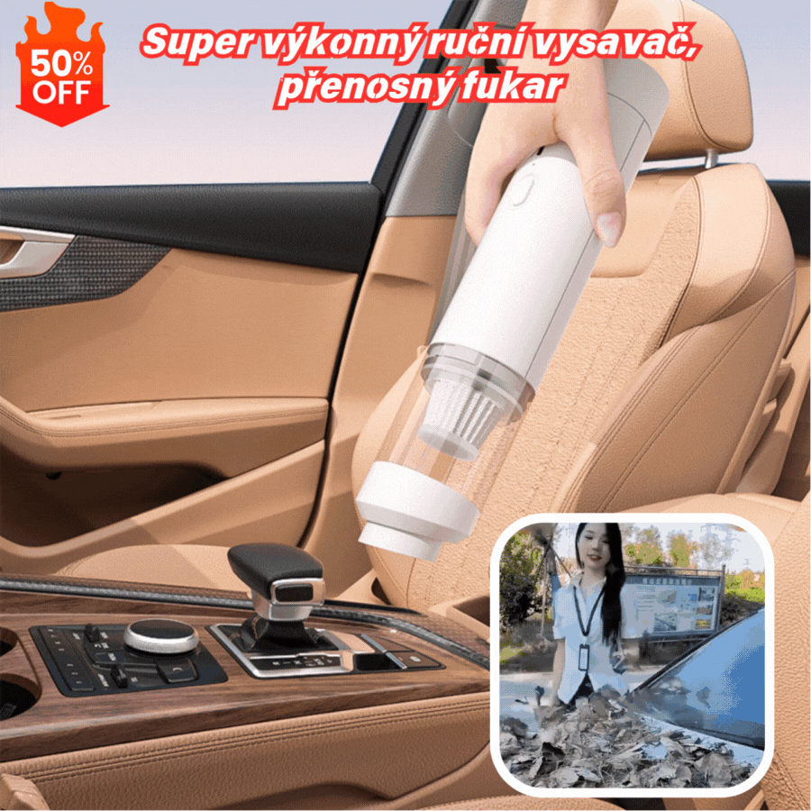 🔥🔥【7-delni komplet】👍Super zmogljiv ročni sesalnik, prenosni sesalnik in puhalnik✅