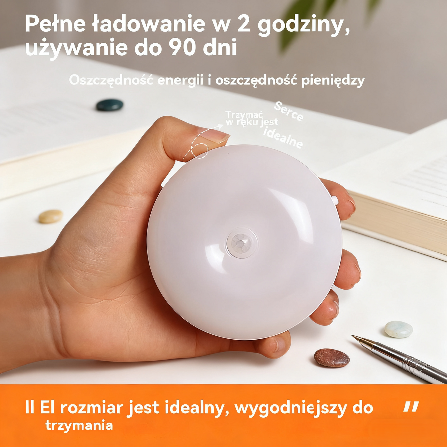🏡💡Inteligentne światło LED wykrywające ruchy ciała człowieka, łatwe do ładowania i praktyczne