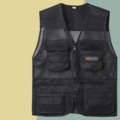 🔥🔥Funkcionalni brezrokavnik z več žepi【XL-4XL】