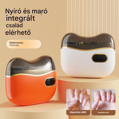 ✂️💅🔥 Multifunkcionális elektromos körömreszelő, elektromos körömvágó becsípődésvédelemmel