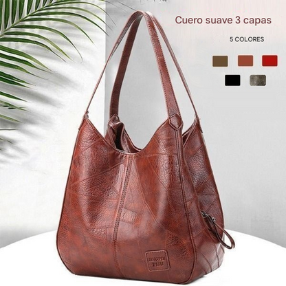 💖👜💖Nuevo bolso de hombro de gran capacidad de piel suave - versátil bolso de moda para mujer