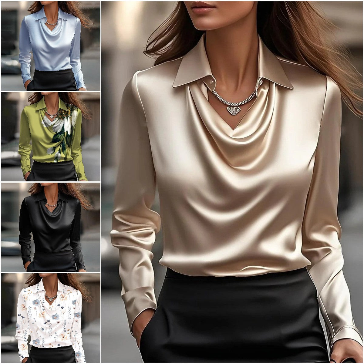 🔥🍁【Nová podzimní kolekce】【S-3XL】🌷Nová jednoduchá a elegantní dámská košile