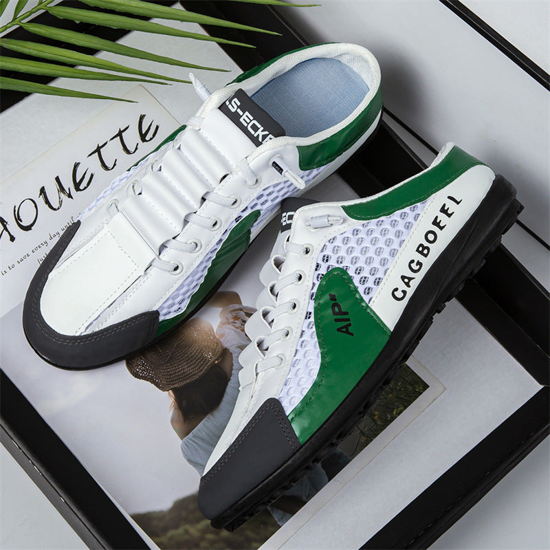 🏆👟【Wyprzedaż letnia – 50% 🔥】【39–44】Nowe męskie przewiewne buty typu slip-on z siateczki – wykonane z nowego materiału o właściwościach neutralizujących zapachy