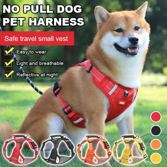 🐶【5-30KG】Szelki dla psa bez ciągnięcia dla zwierząt domowych