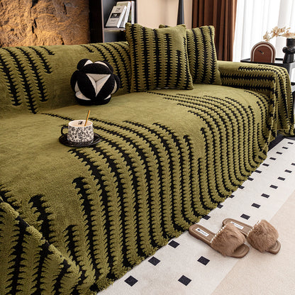 🛋️ Božična ponudba za zgodnje ptice: 🎉 Mehka, nedrseča plišasta prevleka za kavč🍂【180*150 cm】