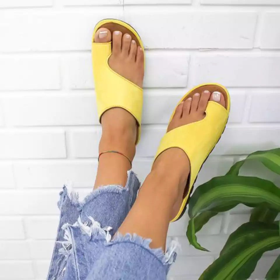 🔥✨【Promocje letnie】【35-43】Nowe letnie modne, codzienne, skórzane sandały na koturnie dla kobiet