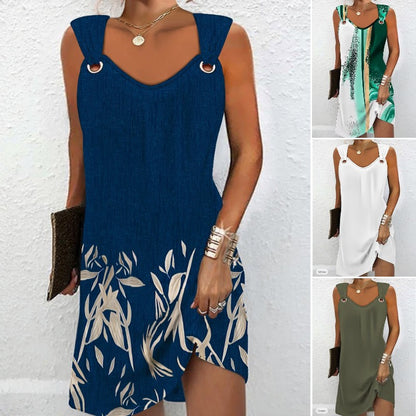 🎀👗Nova modna ženska ohlapna obleka, hladna in zračna