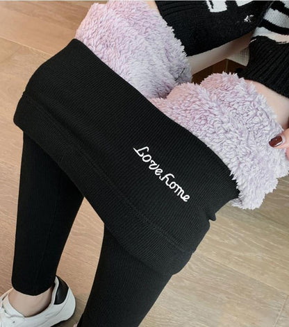 🔥【40-100 kg】Tople bombažne hlače s podlogo iz flisa in odebeljeno zgornjo plastjo