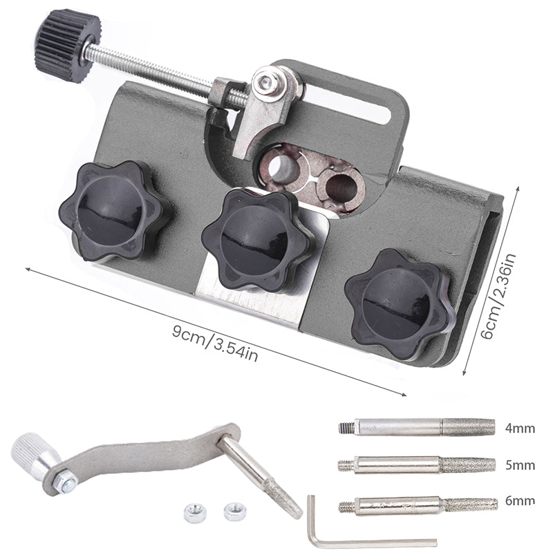 🧰Szlifierka do łańcuchów pił łańcuchowych, ręczna obrotowa szlifierka do łańcuchów pił łańcuchowych