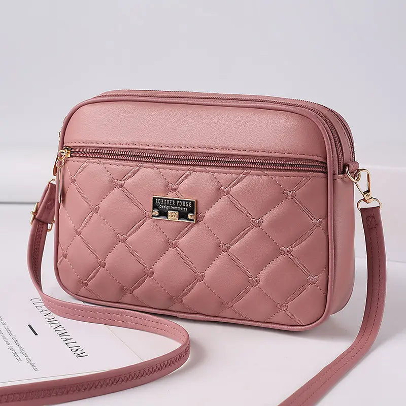 🥰Oferta limitowana -40%! Nowoczesna torba na ramię z pikowanym wzorem, wykonana z miękkiej skóry licowej