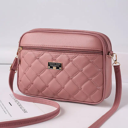 🥰Oferta limitowana -40%! Nowoczesna torba na ramię z pikowanym wzorem, wykonana z miękkiej skóry licowej