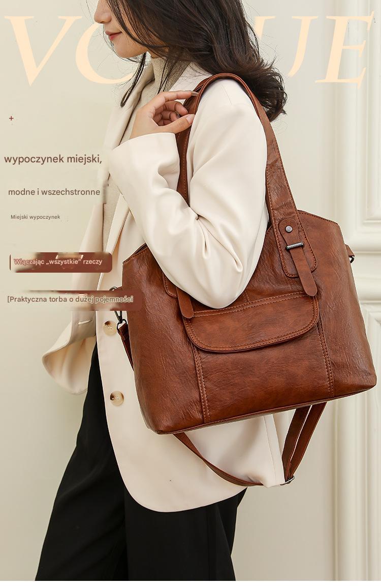 📢Limitowana oferta 46% zniżki 👜 Nowa skórzana torba na ramię, w stylu retro, uniwersalna i wygodna do noszenia