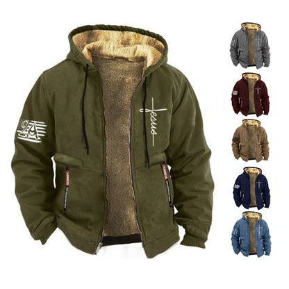 【S-3XL】 Moda za moške, jesen in zima, lahka žametna ojačana jakna