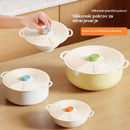 🔥【Zadnji dan 50 % popusta】Pokrovi iz živilsko kakovostnega silikona, ki ohranjajo svežino