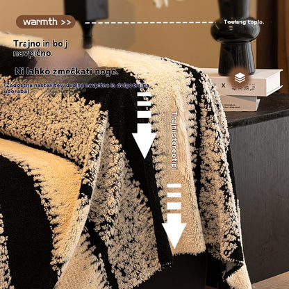 🛋️ Božična ponudba za zgodnje ptice: 🎉 Mehka, nedrseča plišasta prevleka za kavč🍂【180*150 cm】